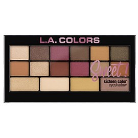 L.A. COLORS Sweet! 16 Color Eyeshadow, Brave C30467