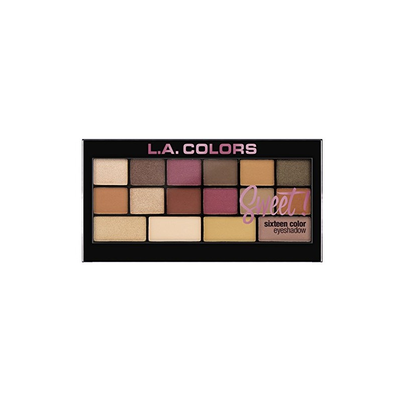 L.A. COLORS Sweet! 16 Color Eyeshadow, Brave C30467