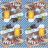 20 Napkins O zapft is/Bavaria/Oktoberfest/Diamond 33 x 33 cm