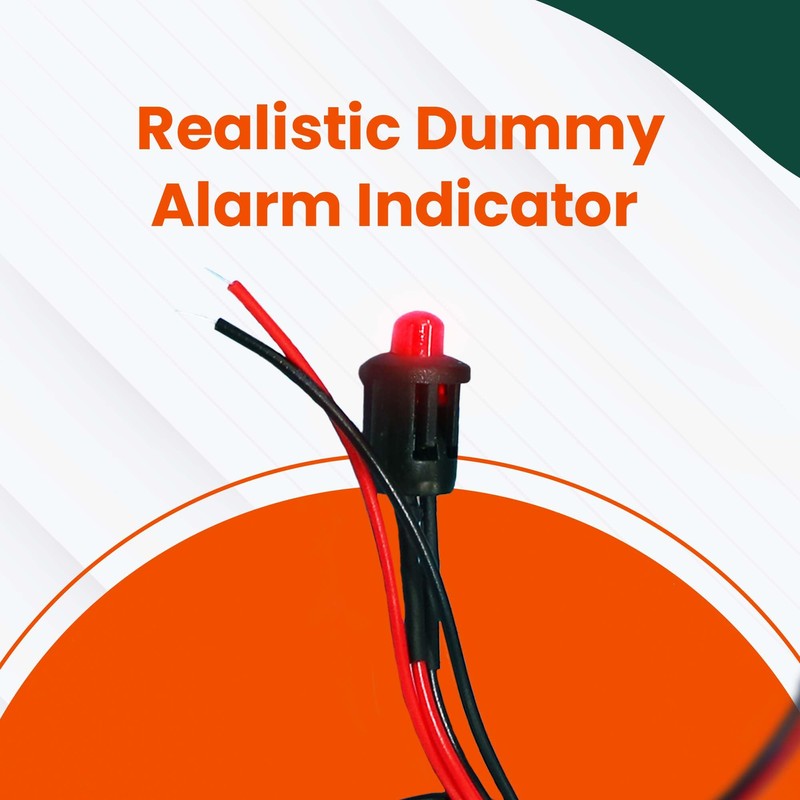 Red LED Flashing Dummy Alarm Warning Security Light 12v Car