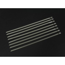 Unbranded X6 UNIVERSAL 8" STAINLESS STEEL ZIP TIE CABLE FOR DOWNPIPE INTERCOOLER PIPING