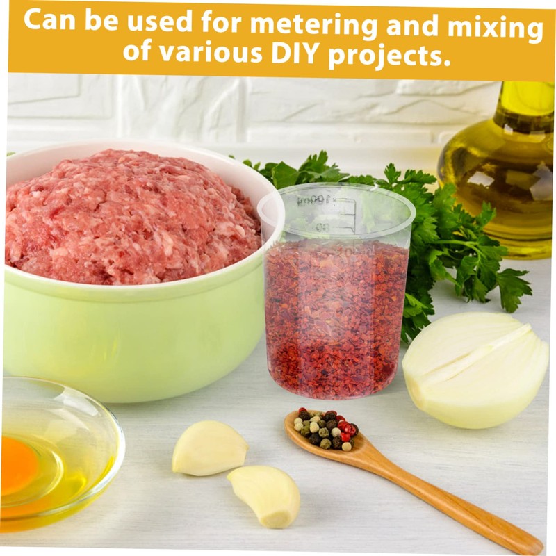LABRIMP 50pcs Graduated Measuring Cups Scale Multipurpose Measuring Tools for
