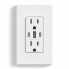 smart-us USB C Outlet, 30W 6.0 Amp 3-Port USB C
