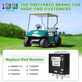 10L0L Golf Cart Motor Controller Compatible with EZGO TXT 2000-2009 Golf Cart Models, 36V/350A Specification PDS Shunt Controller ITS, OEM# 73326-G02 73326G02 73326G08