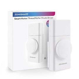 Roller Shade Driver, Matter Over Thread, Motorized Smart Blinds for Smart Home Works with Apple Home, Google Home, SmartThings and Home Assistant, Requires Thread Border Router