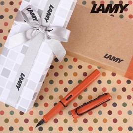 LAMY Safari Fountain Pen Terra Red Free Engraving / LAMY 라미 사파리 만년필 테라레드 무료각인