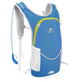 Hydration Pack,Hydration Backpack with 2L Hydration Bladder Lightweight Running Water Backpack for Women Men Kids (Blue)