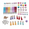 12PCS Beadable Pens Kit Bright Colors DIY Making Beaded Ballpoint