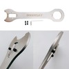 Dickly Universal Bicycle Spanner Cycling Head Axle Hub Steel Open