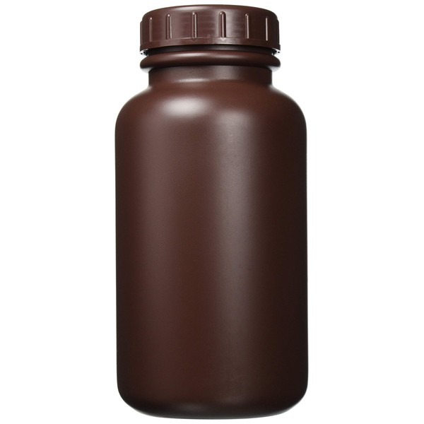 Mizuho Chemical Industry 0091BR Wide Mouth Brown Bottle 3L