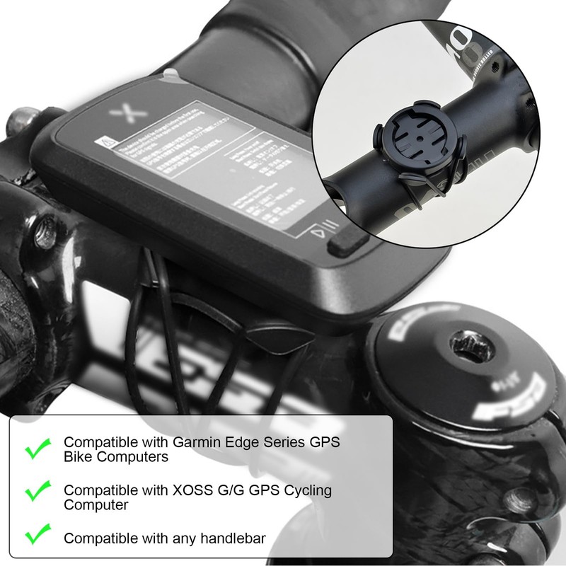 Bicycle Mount Compatible with Garmin GPS, Pack of 2 Bicycle