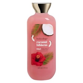 Bodycology 2-in-1 Body Wash & Bubble Bath, Coconut Hibiscus, 16 fl oz