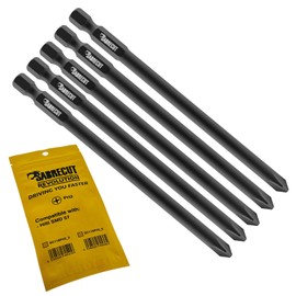 5 x SabreCut SC116PH2_5 116mm PH2 Compatible with Hilti SMD 57 SMD57 116/4 1/2 Autofeed Collated Drywall Screwdriver Gun Bit Single Ended Phillips No.2 Heavy Duty