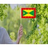 10 Pack Grenada Flags -GD Handheld Flag- 5x8 in,Grenadan Mini