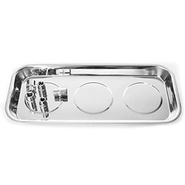 EHOMEA2Z Magnetic Dish Tool Parts Tray Socket Screw Holder (14"x6")