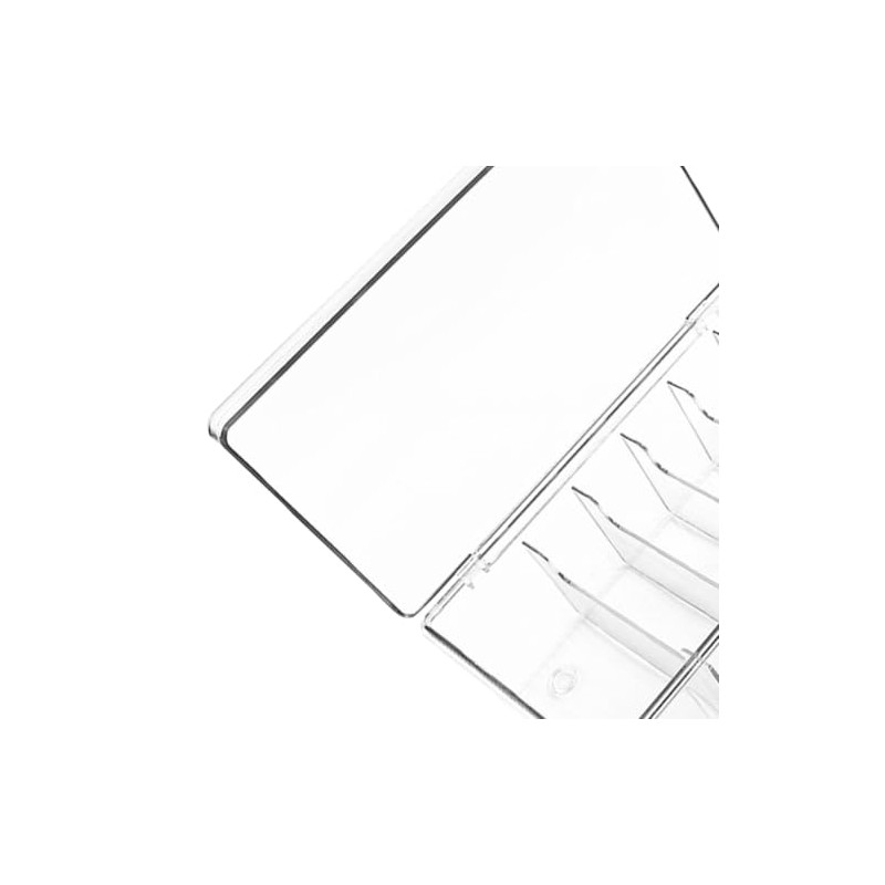 Caja Acrílica Con Tapa Para Pestañas Y Escritorio Multifuncional