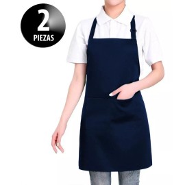 Dilitools Mandil Master Chef Delantal Cocina Mesero Con Peto Dilitools