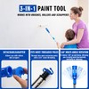WILLBOND 2 Pcs Paint Brush Extender Multi-Angle Paint Edger Tool