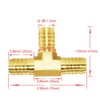 Joywayus 5/8" Hose Barb Tee T 3 Way Updated Quality