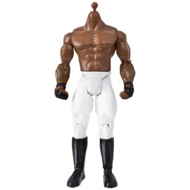 Figures Toy Company Generic 7 Inch Wrestling Action Figure With Black Body & White Pants