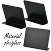 FOCCTS 20 Pack Mini Chalkboard Signs, 4"x3" Black Small Chalkboard