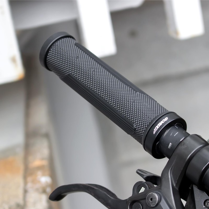 GORIX GSR 1222 Bicycle Grip, Stripe Pattern, Shock Absorption, Soft