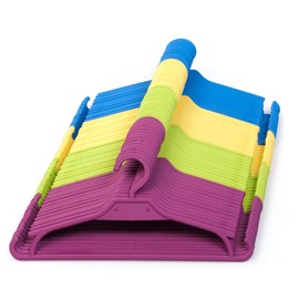 Children's Clothes Hangers Set of 25 Baby Wardrobe Children's Clothes Hangers (Blue)