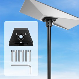 Aluminum Mounting Adapter for Starlink Gen 3 - Versatile Roof Bracket Plate for Standard &amp; V3 Dishes | Robust Pole Adapter Kit-11