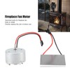 Zerodis Fireplace Fan Generator Blade Fireplace Fan Electric Generator Motor