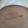 jewellerybox Rose Gold Dipped Sterling Silver Train Chain Extender 3