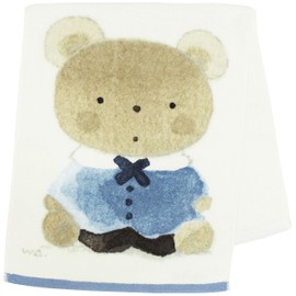 Hayashi FI207901 Imabari Face Towel, Approx. 13.4 x 31.5 inches (34 x 80 cm), Large Face, Blue