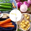Spiral Potato Cutter,Kitchen Spiralizer for Carrot | Manual Spiral Slicing