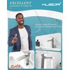 KUZOR Single Hole Bathroom Faucet, 1-Handle Bathroom Sink Faucet with