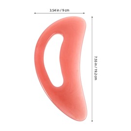 SAFIGLE Larger Resin Gua Sha Scraping Tool for Back and Neck Portable Body Massage Board for Home Use Safe for All Skin Types Lightweight Design for