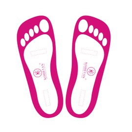 KOBBTAN KobbTan 60Pairs Spray Tan Feet Pads Disposable & Economic for Spray tanning,Use in Tanning booth,Sunless Tanning at Home or Beauty Salon-Non Slip-Comfortable-Hygienic-Ultra Bronzing (Red.,)