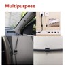 Cable Clips 40pcs with Strong Adhesive Tapes,Wire Holder Organizer Cord
