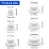 24 PCS Bathtub Jet Covers, 6 Sizes Silicone Hole Plug,