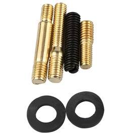 CGEAMDY Car Short Antenna, 3.5cm Stubby Antenna with Aluminum Alloy Threading, Universal Replacement for Cars FM AM Radio Reception (Silver)