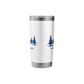 Willamette Pass Oregon Ski Resort Skiing Skier Stainless Steel Insulated Tumbler