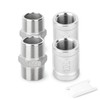 TAISHER 4PCS 304 Stainless Steel Hex Nipple 3/4" MNPT ×