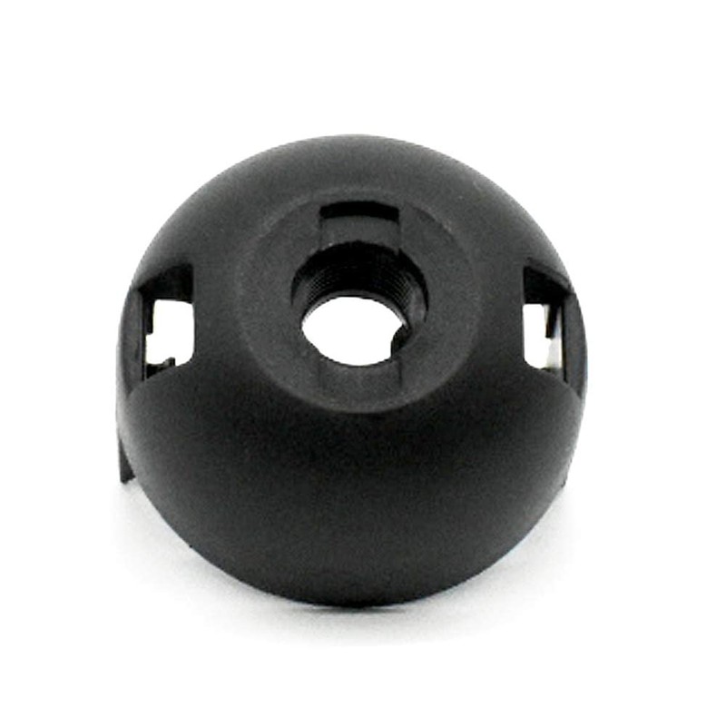 Socket E27 Black with Threaded Sheath and Cap Fine Thread