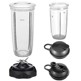 Sduck Replacement 32oz Cup and 24oz Cup with to go lids and Twist Blade for NutriBullet Select Blender 1200/nutribullet PRO 1000 &Blender Combo ZNBF30400Z/ZNBF30500Z