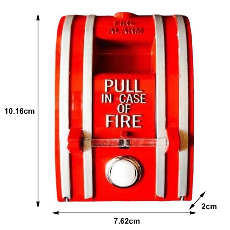 Retro Doorbell Pull Station Doorbell Commemorative Medal Gift for Firefighters