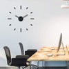 Presentime & Co Large Frameless DIY Wall Clock for Modern