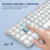 BEAUTY CHOICE Teclado Inalambrico Plegable,Teclado Bluetooth Portátil con Touchpad,Mini Teclados