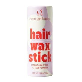 Hair Wax Stick — Cera para Cabello Mujer, Control de Frizz 48h, Coletas Limpias y Ordenadas, Ingredientes Naturales, Empaque de Cartón Resistente, 1.69 oz / 50g