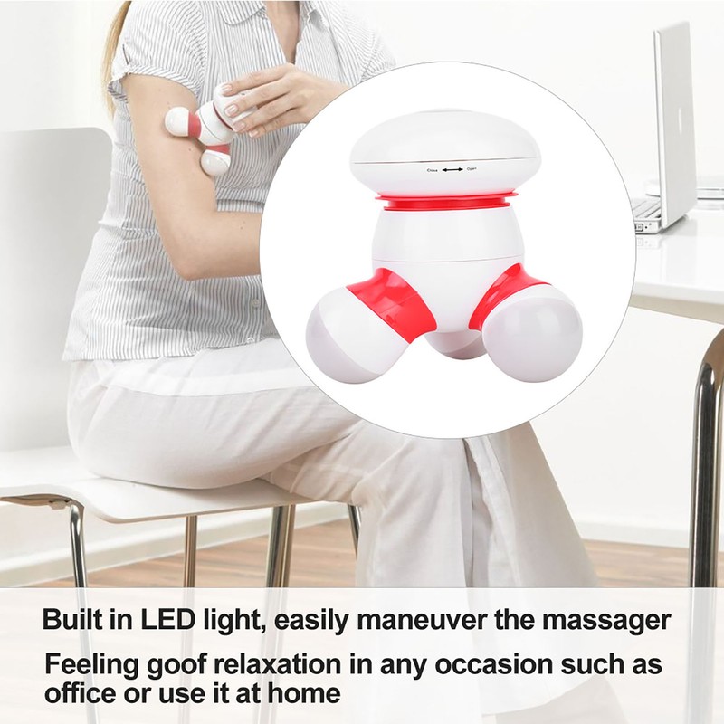 Electronic USB Handheld Mini Body Massager Gentle Vibration Massager with