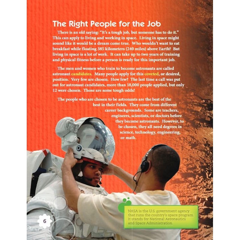 Living and Working in Space (Smithsonian: Informational Text)