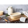 Kook Banneton Bread Proofing Set, Artisan Sourdough Bread Making Kit,