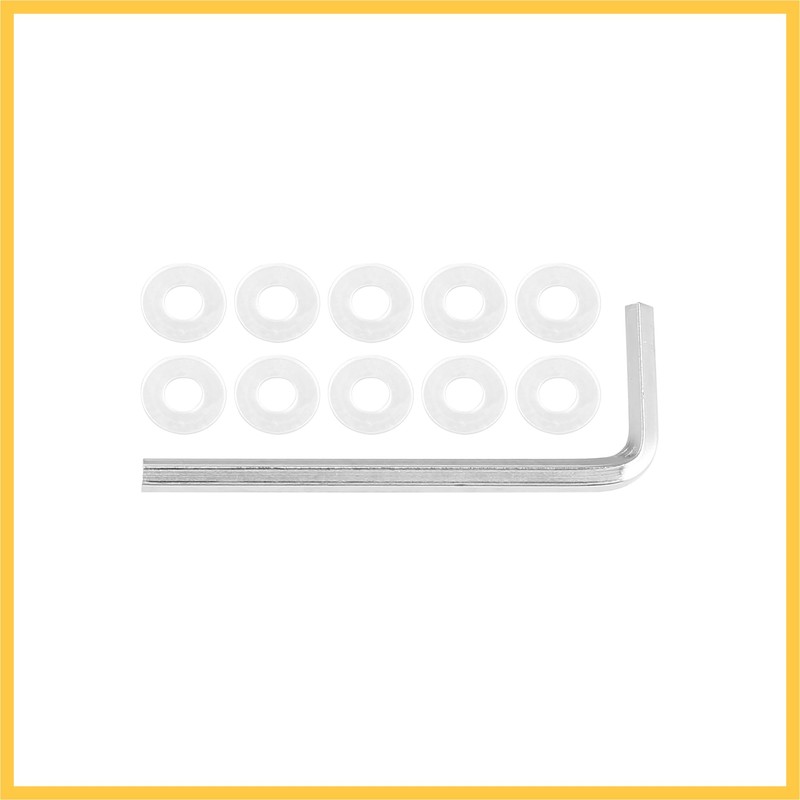 REPAIROCK 10pcs M5 Motorcycle Fairing Windscreen Screw Bolt Titanium Tone